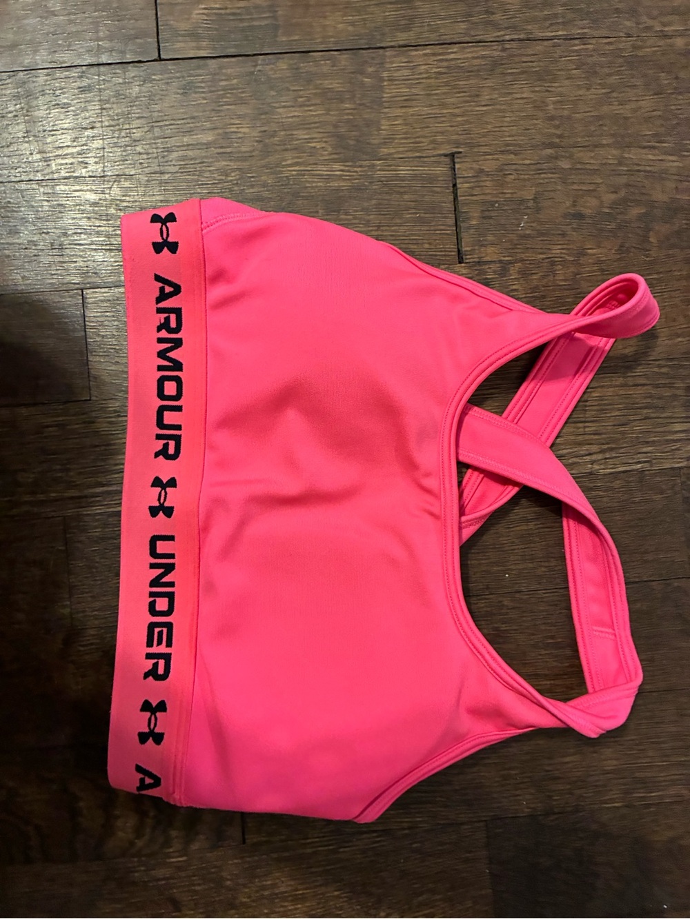 Under Armour Hot Pink Women's Crossback Swim Bikini Top